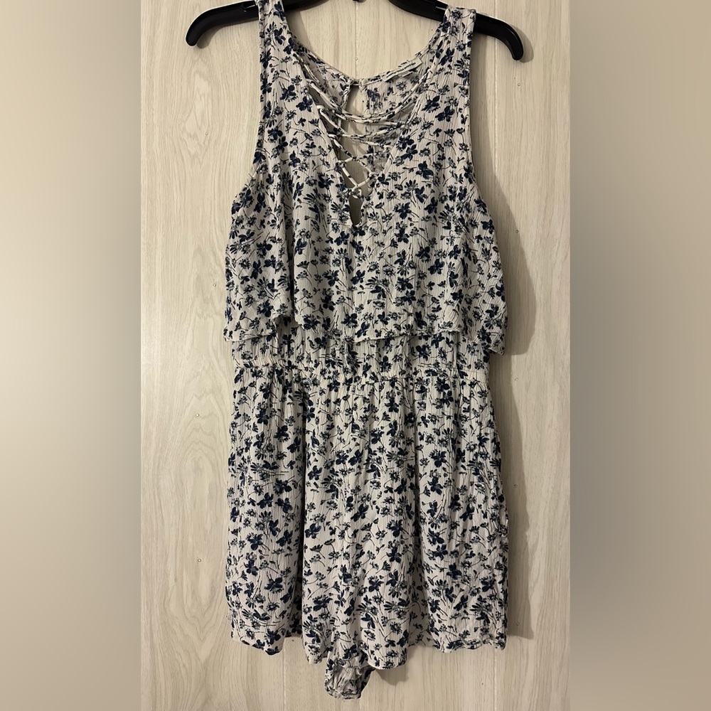 American Eagle floral romper